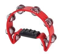 PERFORMANCE PERCUSSION PP4013 '' TAMBOURINE- HEADLESS- RED (Pack of 1)