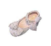 Performance scarpe da ballo per ragazze con decorazioni di cristallo, perline per occasioni festive e lezioni di balletto, Colore: rosa., 33 EU