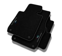 PERFORMANCE Tappetini tappetini auto in velluto personalizzati destinato a Alfa Romeo Stelvio dal 2016 - Standard, Traforato, Ciano, bianco e verde -Ricamo CNC preciso, piping traforato di design, acc