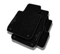 PERFORMANCE Tappetini tappetini auto in velluto personalizzati per BMW X4 G02 ab 2018 - Premium, Traforato, Nero -Ricamo CNC preciso, piping traforato di design, accessori per auto - Perfetti per auto
