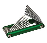 PERFORMANCE TOOL 20147 Alluminio 10 Pezzi Pieghevole Star Hex Key