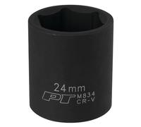 PERFORMANCE TOOL M834 - Chiave a Bussola a 6 Punte, Attacco 1/2, 24 mm