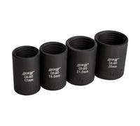 Performance Tool M990 - Set di chiavi a bussola resistenti per rimozione dadi a capocorda da 17 mm a 26 mm, acciaio CrMo, finitura resistente all'olio, attacco da 1/2"