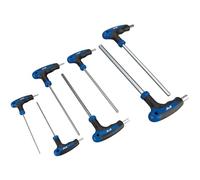 PERFORMANCE TOOL W1712 - Set di chiavi esagonali metriche con impugnatura a T, 7 pezzi