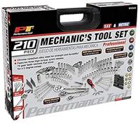 Performance Tool W30503 - Set di attrezzi da meccanico, 210 pezzi