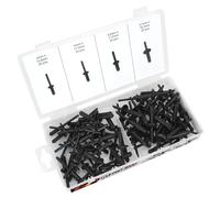 Performance Tool W5250 - Assortimento di rivetti in poli-80 pezzi, perfetto per progetti fai da te e riparazioni automobilistiche