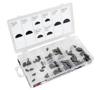 PERFORMANCE TOOL W5343 80pc Woodruff Chiave Assort SAE, Grigio, 1 count (Pack of 1)