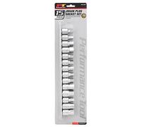 PERFORMANCE TOOL W54287 - Set di 15 Viti di Scarico con Attacco Quadrato da 11 mm e 13 mm, per differenziali Subaru, Colore: Argento