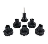 Performance Tool W80105 - Kit di rimozione rapida della ruggine per perni e rotori, adatto per trapani elettrici, include supporto e 5 cuscinetti