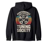 Performance Tuning Society Engine Pistons Turbocharger Felpa con Cappuccio