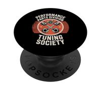 Performance Tuning Society Engine Pistons Turbocharger Parts PopSockets PopGrip Adesivo