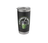 Performativo Matcha Gen Z Umorismo divertente Meme Performativo Maschio Bicchiere termico in acciaio inox doppia parete