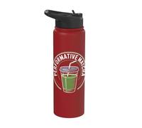 Performativo Matcha Lover Gen Z Performativo Maschio Stainless Steel Insulated Water Bottle