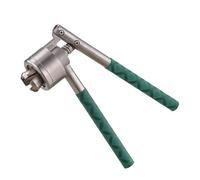 Perfume Bottle Crimper,Stainless Steel Manual Vial Crimper, Bottle Cap Sealing Machine, 13mm-32mm Capping Tool, With Anti-Slip Handle,For Perfume Bottles, Plastic Cap(Green,13mmAluPlastic)