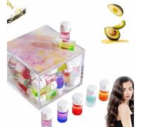 Perfume & Hair Oil 2-in-1,Nourishing&Shining Hair Oil,Mini Hair perfumes for Women,Natural Moisturizing Hair Perfume Oils,Non-Greasy,Long Lasting,Frizzy and Damaged Hair,Travel-Friendly (10Pcs)
