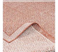 Pergamon Hampton- Tappeti per Interni ed Esterni - Tessuto Piatto su Entrambi i Lati - Terracotte Meliert - 5 Dimensioni