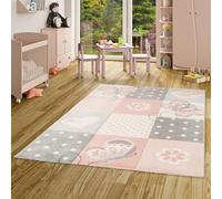Pergamon Maui Kids - Tappeto Bambini - Quadri Cuori Rosa - 5 Dimensioni