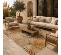 Pergamon Tappeto Indoor & Outdoor Malibu Palma del Deserto Beige Resistente