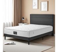 PerGar Materasso 90 x 200, materasso a molle insacchettate, altezza 25 cm, durezza H3, materasso ergonomico a molle insacchettate a 7 zone, con schiuma confortevole, materasso a molle, 100 notti