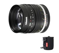 Pergear Obiettivo a messa a fuoco manuale F1.2 APS-C da 50 mm per fotocamera Sony E Mount, Luminous Edition F1.2, grande apertura diaframma, lunghezza focale equivalente 75 mm, sistema di apertura