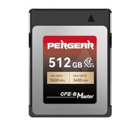 Pergear Schede di memoria CFexpress 4.0 da 512 GB, fino a 3500 MB/s di velocità di lettura e 3400 MB/s per registrazioni video RAW 8K (Master Series), per fotocamera DSLR R5/R5C/Z8/Z9/Z7 II