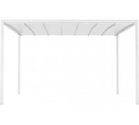 Pergola 3x3 mt Copertura Retrattile 291x291x255cm colore Bianco