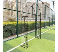 Pergola Ad Arco Da Giardino Con Base, Grande Tunnel Ad Arco Verde, Facile Da Assemblare, Arco Da Matrimonio Per Cerimonia Per Giardino, Prato, Patio, Cortile(Brown A,1.4 * 2.30m/4.6 * 7.5ft)