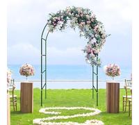 Pergola ad arco per matrimonio, pergolato in metallo, pergolato in ferro, traliccio per piante rampicanti, glicine, clematide, decorazione per eventi all'aperto, 78,7 cm, 119,4 cm, 139,7 cm, 180,3 cm
