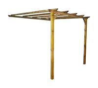 PERGOLA ADDOSSATA IN LEGNO mt 3 x 2,8 - h. 2,5