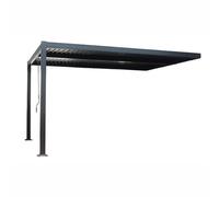 Pergola Bioclimatica Adossata SIFNOS Nero 4x3 m