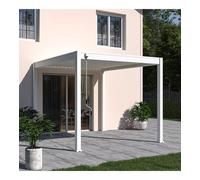 PERGOLA BIOCLIMATICA OMBRÉA "VS" IN ALLUMINIO BIANCO 308X308X257 CM