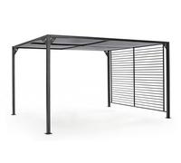 Pergola da Giardino 3x3,6xh2,1m Noah Antracite
