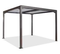 Pergola da Giardino 3x3m in Alluminio Antracite