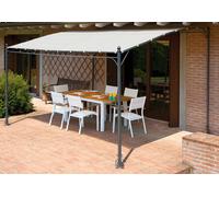 Pergola da Giardino in Ferro 4X3m Vorghini Chains Sabbia