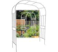 Pergola da Giardino in Metallo Regolabile, Resistente alle Intemperie, 120-320 cm, Ideale per Piante Rampicanti, Matrimoni ed Eventi all'Aperto