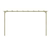 vidaXL Legno di Pino Impregnato Pergola da Giardino Pergolato Supporto Piante