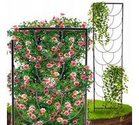 Pergola da giardino supporto per rose set di 2 griglia floreale stabile in me...