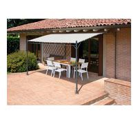 Pergola A Parete Kansas In Ferro 3x4 mt Sabbia - Antracite Greenwood