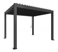 Pergola in Metallo Biohort 3.5x3 m Grigio Scuro Metal