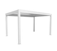 Pergola in metallo Biohort bianco/argento 460x312x264 cm Bianco