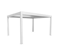 Pergola in metallo Biohort bianco/argento 460x367,5x264 cm Bianco