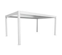 Pergola in metallo Biohort bianco/argento 552,5x367,5x264 cm Bianco