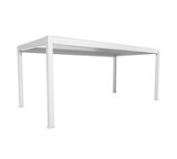 Pergola in metallo Biohort bianco/argento 608x312x264 cm Bianco