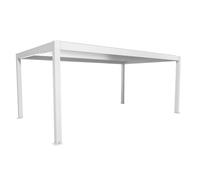 Pergola in metallo Biohort bianco/argento 608x367,5x264 cm Bianco