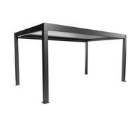 Pergola in metallo Biohort grigio scuro/argento 515,5x312x264 cm Grigio scuro metallizzato
