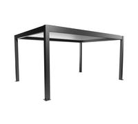 Pergola in metallo Biohort grigio scuro/argento 515,5x367,5x264 cm Grigio scuro metallizzato