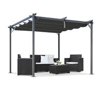 Pergola per terrazza antracite La Palma 3x3 Garden Point