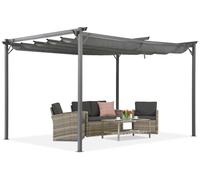 Pergola per terrazza antracite La Palma 3x4 Garden Point