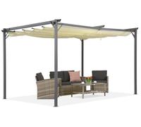 Pergola per terrazza La Palma 3x3 Garden Point beige