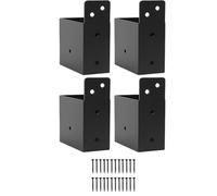 Pergola staffe, 4 pezzi Heavy-Duty Hardware Kit, Sturdy Gardening Supplies for Building Outdoor Structures, Garage, Shed, Deck, Greenhouse, and Home DiYers Projects